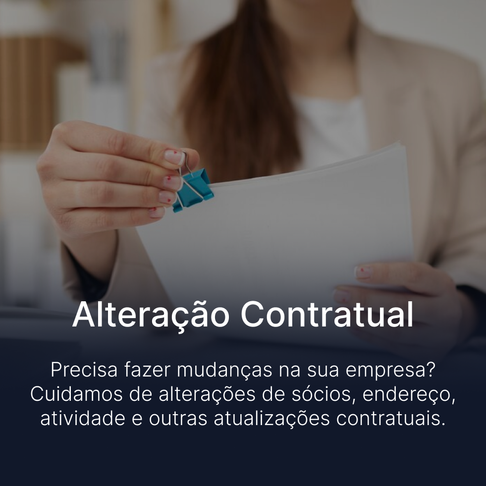 Alteração contratual